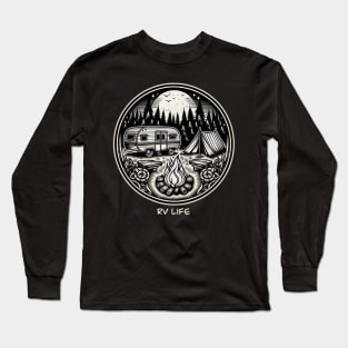 Minimal rv life Long Sleeve T-Shirt